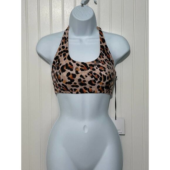 Beach Riot Women's Rocky Top Racerback Watercolor Leopard‎ XS Cream Extra Small - Picture 14 of 14